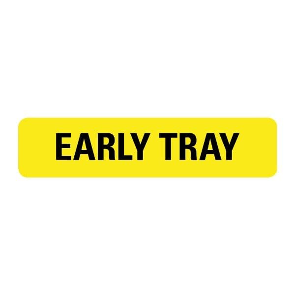 Early Tray Labels