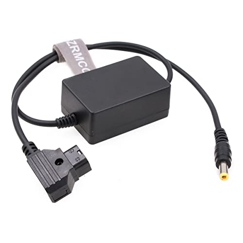 SZRMCC Anton V-Mount Gold Mount Battery D-tap to DC Barrel Power Cable for Canon C70 XF605 XF705 Camera (Straight DC) Straight DC