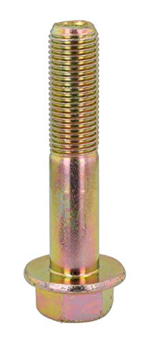 Bel-Metric M12x1.25x60mm JIS hex head flange bolt, class 10.9 yellow zinc finish