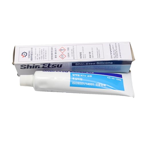 OILHEYT Shin-ETSU KE-45-W white industrial adhesive sealant tube, 100g joint sealant for electronic and industrial use