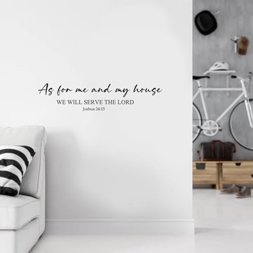 iinuu Bible Verse Wall Stickers Set, 7 Inspirational Scripture Wall Decals with Faith & Blessing Quotes, Christian Wall Art for Home, Bedroom, Nursery, Office or Church Decor Bible Verse Set
