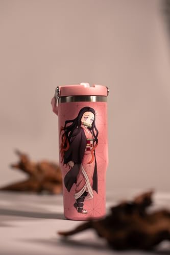 Demon Slayer Kimetsu No Yaiba Nezuko Anime Tumbler, 30 Oz, Stainless Steel