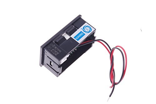 [Australia - AusPower] - SMAKN 2 Wire Green Dc 4.0-30v LED Panel Digital Display Voltage Meter Voltmeter 