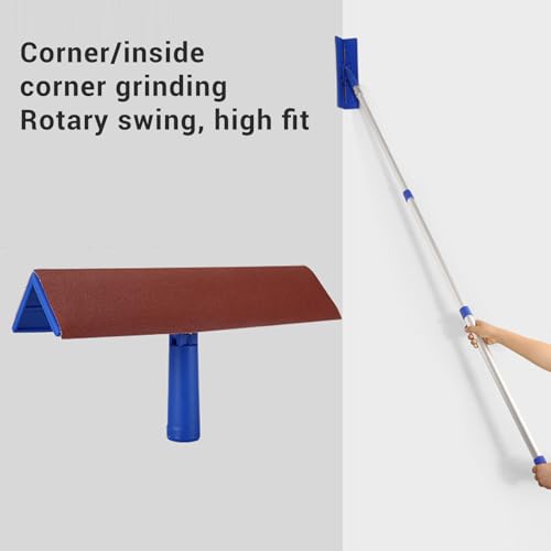 Ceiling Sandpaper Holder Drywall Sandpaper Holder Set Professional Inside Corner Putty Polishing Tool for Wall Smoothing Ceiling with Self Adhesive Design