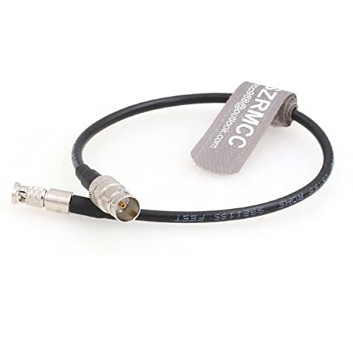 SZRMCC Micro BNC to BNC Female 12G HD SDI Coaxial Cable High Density for Blackmagic Video Assist 5”Monitor(2m) 2m