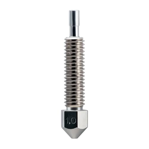 Micro Swiss Brass Plated Wear Resistant Nozzle for FlowTech™ Hotend - 1.00mm