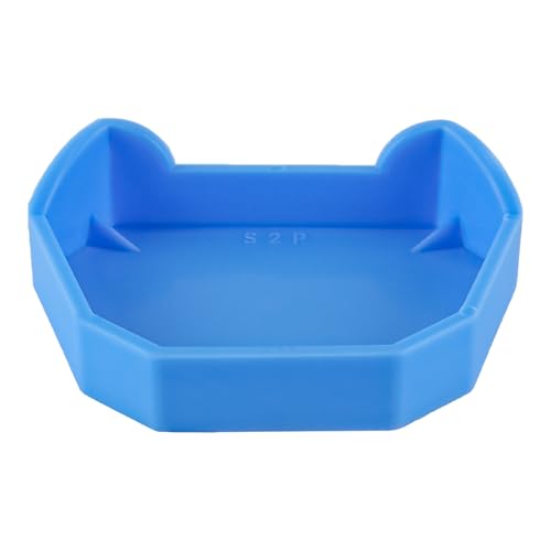 Dental Plaster Model Base, 6 Pieces Dental Impression Material Molding Tray, Silicone Lab Model Molding Tray for Dentist, Suitable for Various Trays