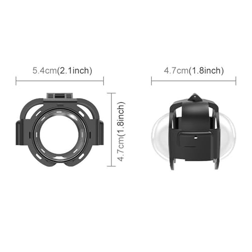 PULUZ X4 Air Premium Lens Guards, Compatible with Insta360 X4 Air Optical Tempered Glass Protective Snap-On Lens Cap, Case Cover Protection Action Camera Accessories Insta360 X4Air Snapon