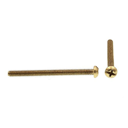 PRIME-LINE #8-32 x 2 in. round head machine screws with Phillips/slotted drive, 100 pack