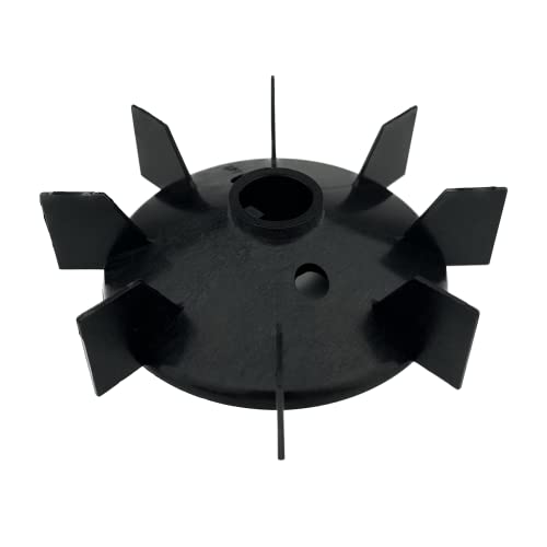 Fan Blade for Electric Motor 32 mm / 160 mm H 45 mm with Wedge Plastic Motor Blade Fan Blade Accessories Air Compressor Plastic Fan Blade Fan Blade Made of Nylon 32mm / 160mm
