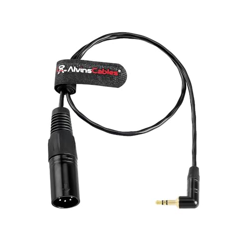 Alvin’s Cables XLR 5 Pin Male to 3.5mm TRS Audio Cable for ARRI Alexa XT SXT Amira, for Sony Venice Camera, 50cm| 20inches