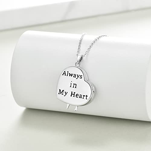 AOBOCO Sisters Necklace, Sisters Gifts from Sister, Birthday Jewelry Gift for Sister in Law Sterling Silver Urn