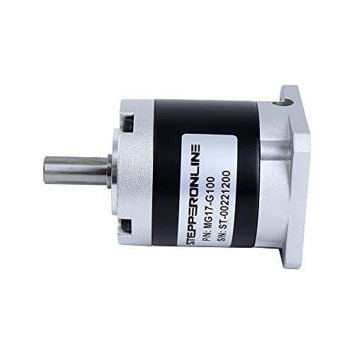 STEPPERONLINE Planetary Gear Ratio 100:1 Twist Game 50 Arc-min for Nema 17 Stepper Motor