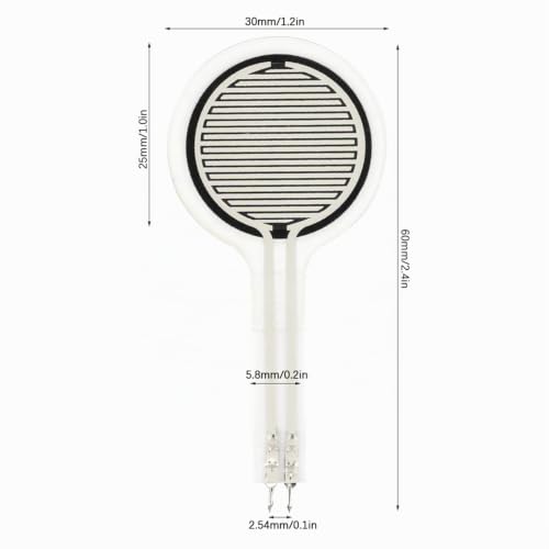 Force Sensing Resistance Thin Film Pressure Sensor Force Sensing Resistor MD30-60 0~30kg Diameter 30mm
