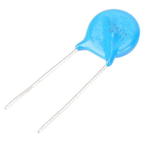 Pack of 50 Varistors 110D-431K 10 mm Diameter 430 V Inline High Quality Electronic Component Varistors Electronic Component 430 V