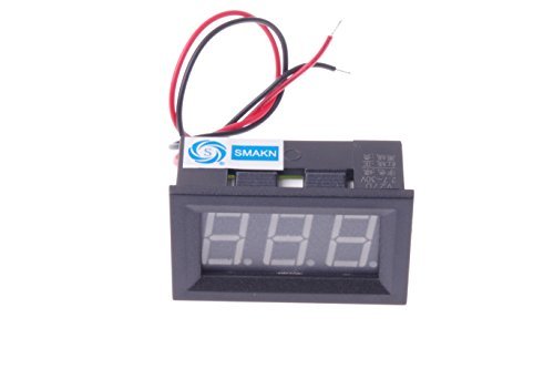 [Australia - AusPower] - SMAKN 2 Wire Green Dc 4.0-30v LED Panel Digital Display Voltage Meter Voltmeter 