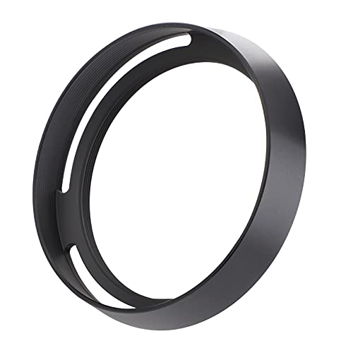 Metal Lens Hood Shade with Cap for Leica Q3 Q3-43 Q2 Q Q-P QP Typ 116 Typ116 Digital Camera Black