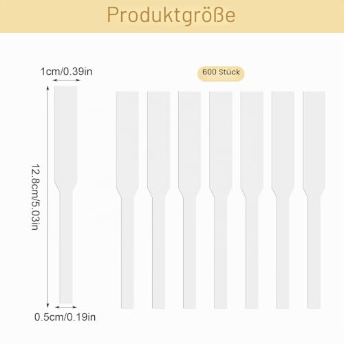 Pack of 600 Perfume Test Strips, Fragrance Tester Paper Disposable Perfume | aromatherapy fragrance tester paper, test essential oils perfume for perfume fragrances essential oils aromatherapy