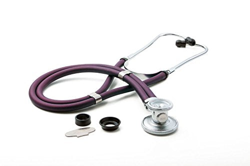 ADC ADC Pro's Combo II SR Adult Pocket Aneroid Stethoscope Kit with Prosphyg 768 Blood Pressure Monitor and Adscope Sprague 641 Stethoscope and Matching Nylon Carry Case Purple