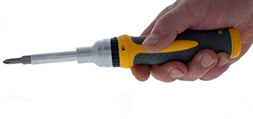 IDEAL Electrical 35-988 Ratch-A-Nut 9-in-1 ratcheting nut driver and screwdriver bit set