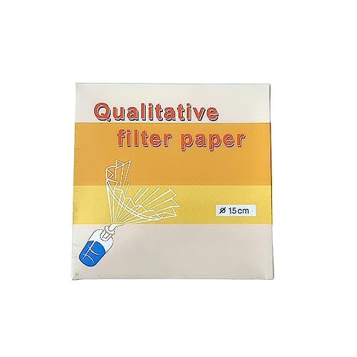 Deschem qualitative filter paper, 150mm diameter, medium speed, 15–20μm, 100 sheets per pack, 2 packs