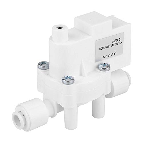 High Pressure Switch for Reverse Osmosis RO Water Fitlers Reverse Osmosis Tank 0.25MPa Action 1/4" DC 24V