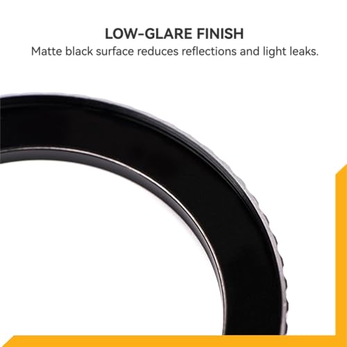 NiSi Brass Pro 49mm to 58mm Step-Up Ring, Converts 49 Lens to 58 Filter 49-58mm