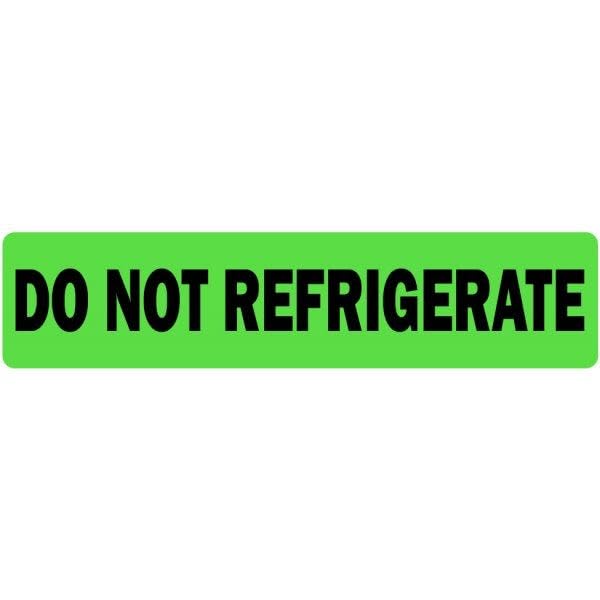 Do Not Refrigerate Labels
