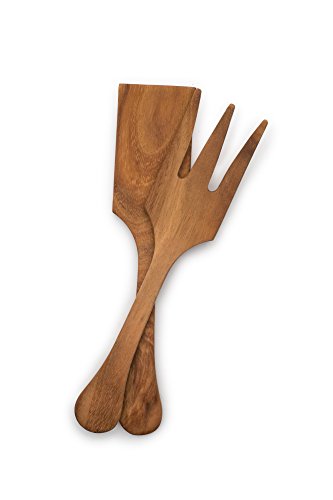 Ironwood Gourmet Extra Large Salad Utensil Set, 2.75 x 2.75 x 13 inches