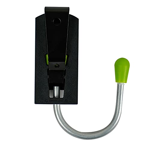MELOTOUGH cordless drill holster tool hook single 4, black metal holder with belt clip