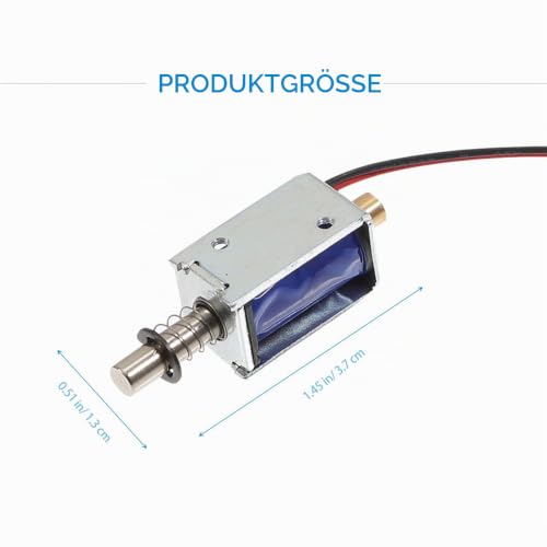 Solenoid Mini 3pcs Push Pull Electromagnet Metal Frame Mini Frame Electromagnet 12V Open Frame Micro Linear Drive Dongguan Metal Magnet
