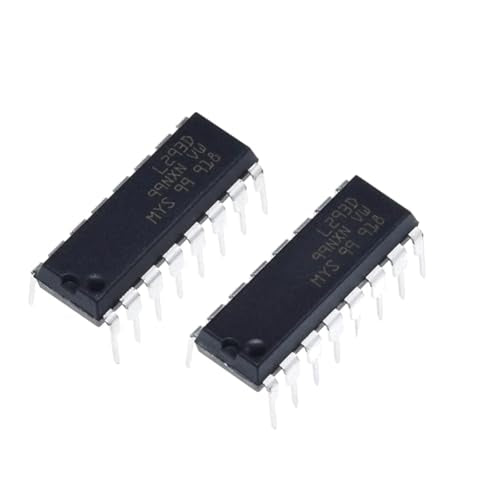 PENGLIN 10pcs L293D IC 16 Pin Stepper Motor Driver Controller | 4.5-36 V, 600 mA output current per channel, 1.2 A peak current, H-bridge