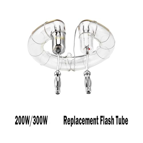 Godox MS200V MS300V Flashtube, Replacement Flash Bare Tube for Studio Flash MS200 MS200V MS300 MS300V, Photography Light Repair Parts Monolight Replacemnt Strobe Flash Bulb