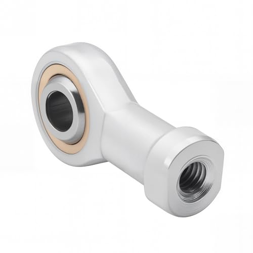 NAKUPENDA Joint Rod End Bearing Spherical Bearing M6 Steel 4 Pieces Self-Lubricating for Spherical Slide Rod Ends