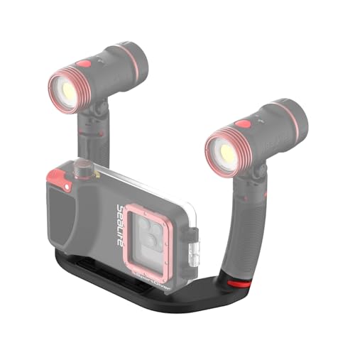 Sealife SL9908 Flex-Connect Ultra Curved Dual Tray Designed for SeaLife SportDiver Housing and Wider Underwater Cameras