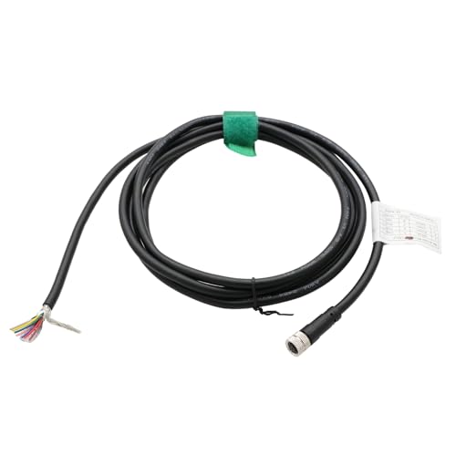 M8 8 pin Female Power Data Cable for Baumer CX Machine Vision Industrial Camera Sensor Automation Control I/O, A Code, Shielded, 10m M8 8 pin female to open
