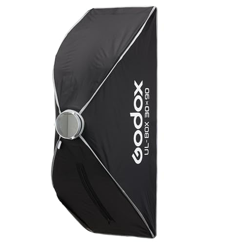 Godox 12"x35.5" Foldable Rectangular Softbox, Quick Release Strip Soft Box 12"x35.5"