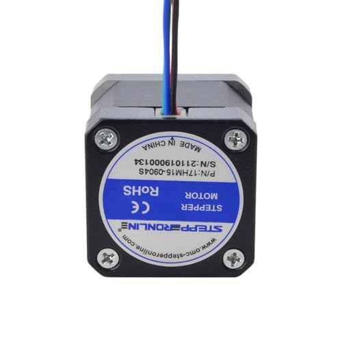 STEPPERONLINE 0.9deg Nema 17 Stepper Motor 36Ncm 0.9A 42x42x40mm 4-lead for DIY 3D Printer CNC