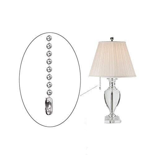 [Australia - AusPower] - Vinaco Pull Chain, 2 Pieces 36 Inch Stainless Steel Bead Chain, Great Pulling Force & Rustproof, 6 Size, 3.2mm ball chain with 4 free Matching Connectors - Silver (36 inch) 36inch Sliver 