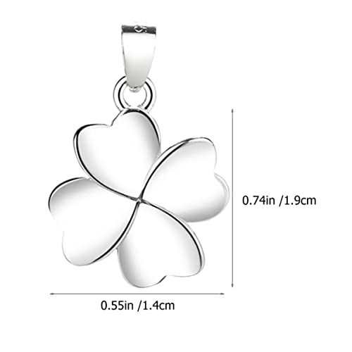Anneome 1Pc Silver Patrick's Day Pendant Necklace Comfortable Lightweight Festival Jewelry for Masquerade for Friends Creative Design for Memorable Celebrations