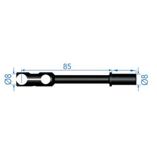[Australia - AusPower] - Measuring Insert Holder 90 Degree Hole 8mm Diameter Shank for Fowler Trimos Height Gauge 54-194-939 