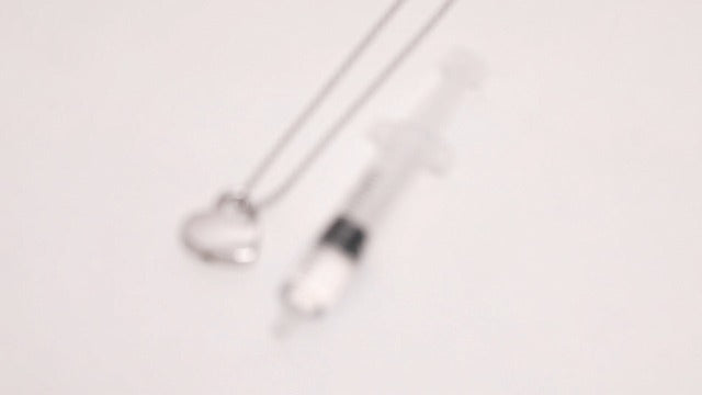 Heart Urn Necklace for Ashes Cremation Jewelry Forever in My Heart Engraved Stainless Steel Keepsake Waterproof Memorial Pendant for loved One with Filling Kit Daughter