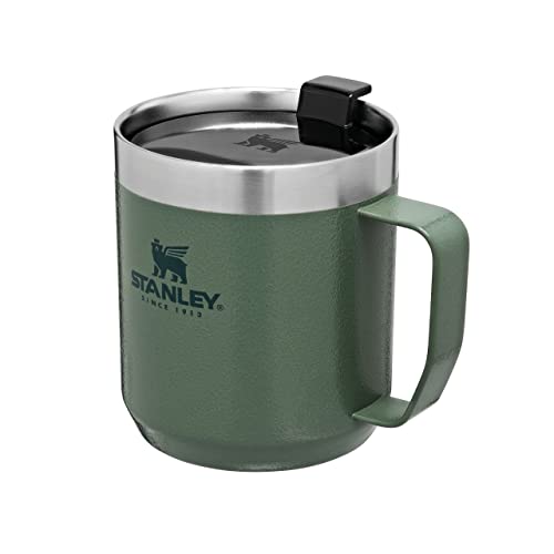Stanley Classic Legendary Vacuum Insulated Tumbler-Stainless Steel Camp Mug, 1 Count (Pack of 1), Hammertone Green,354 milliliters 11.8 Ounces