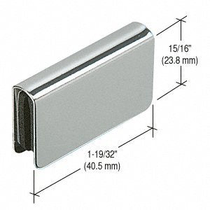 [Australia - AusPower] - C.R. LAURENCE GDH7CH CRL Chrome Rectangular Strike Plate 
