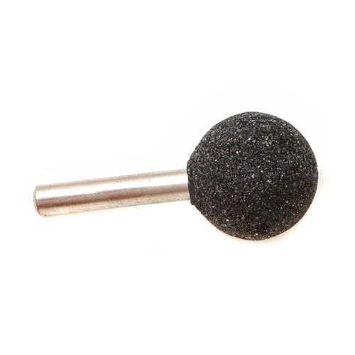 Ball Grinding Bits 6mm x 20mm Grinding Wheel Head White Corundum Ball Rotary Burr for Ceramic Stone Metal DIY Grinding 10pcs 20mm Diameter