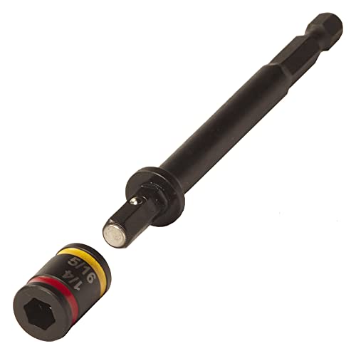Malco MSHMLC C-RHEX reversible magnetic hex drivers, 1/4 and 5/16 inch, 2-pack