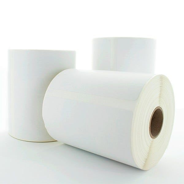 LabelValue LV-1744907POLY Durable Non-Tear Shipping Labels - 4" x 6", 220 Labels/Roll, Waterproof Polypropylene Material, White - Compatible with DYMO LabelWriter 4XL Direct Thermal Label Printers