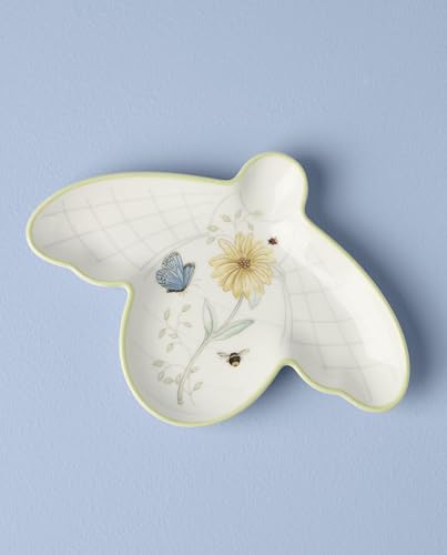 Lenox Butterfly Meadow Beehive Porcelain Spoon Rest