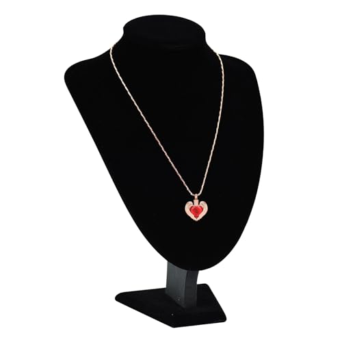Cremation Jewelry for Ashes Pendant Crystal Heart Urn Necklace Keepsake Urn Memorial Pendant Ash Holder Rose-red-Always