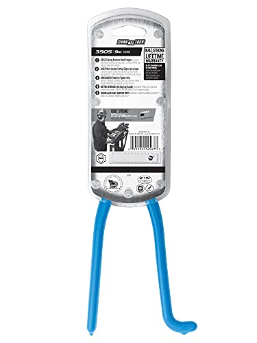 Channellock 350S ironworkers side-cutting pliers with spring-loaded handles, 9-inch blue grips